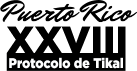 Puerto Rico XXVIII Protocolo de Tikal - logo